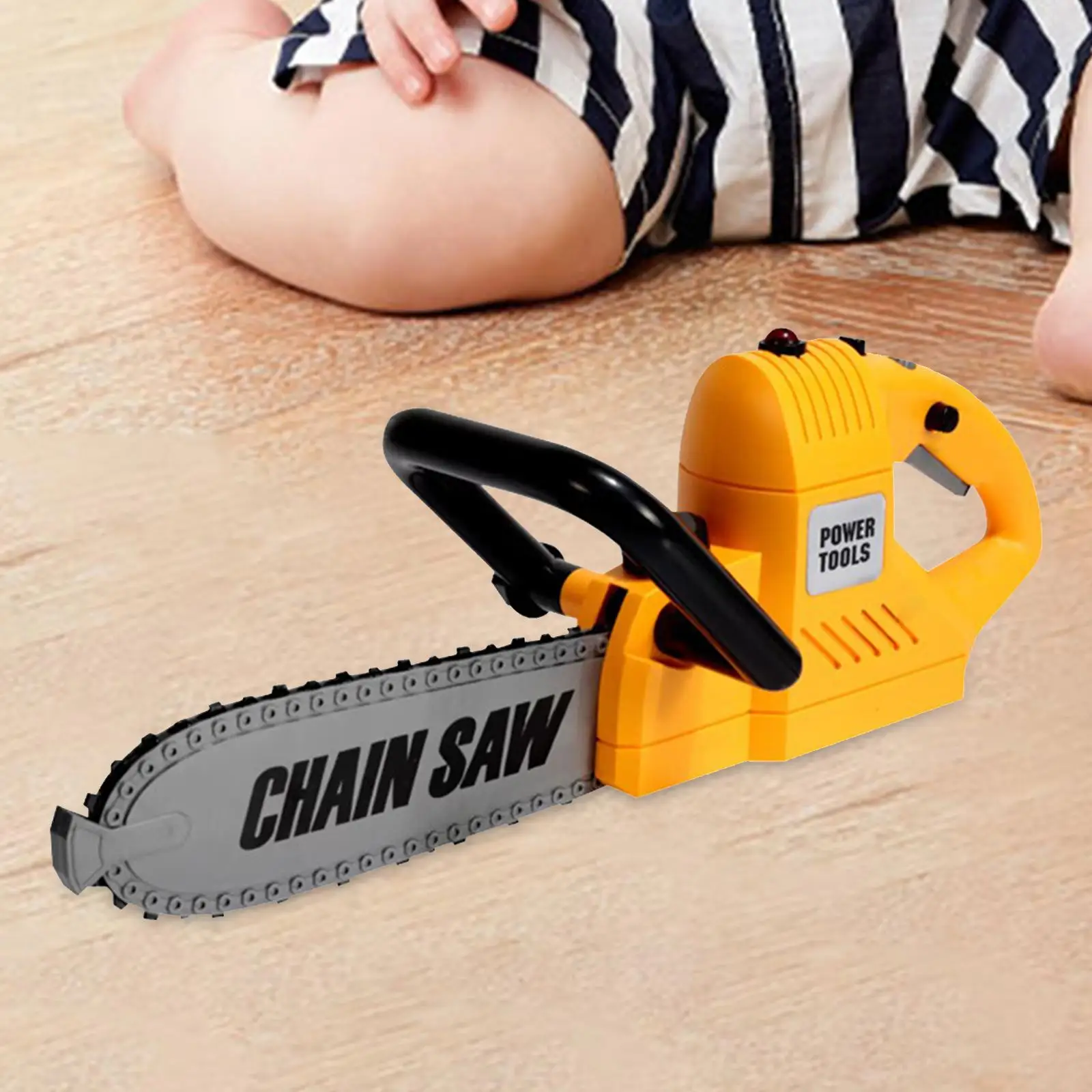 Kids Chainsaw Toy Role Play Handsaw Lawn Toy for Girl Children Holiday Gifts