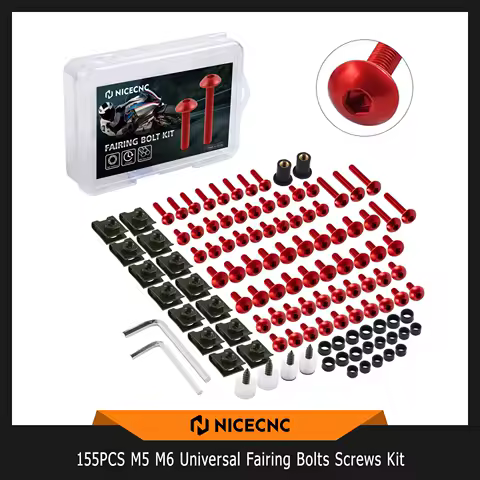 155PCS M5 M6 Motorcycle Fairing Bolts Screws Kit For HONDA CBR1000RR CBR600RR CBR500R CBR300R CB650R NC750X VFR800R NSR250R