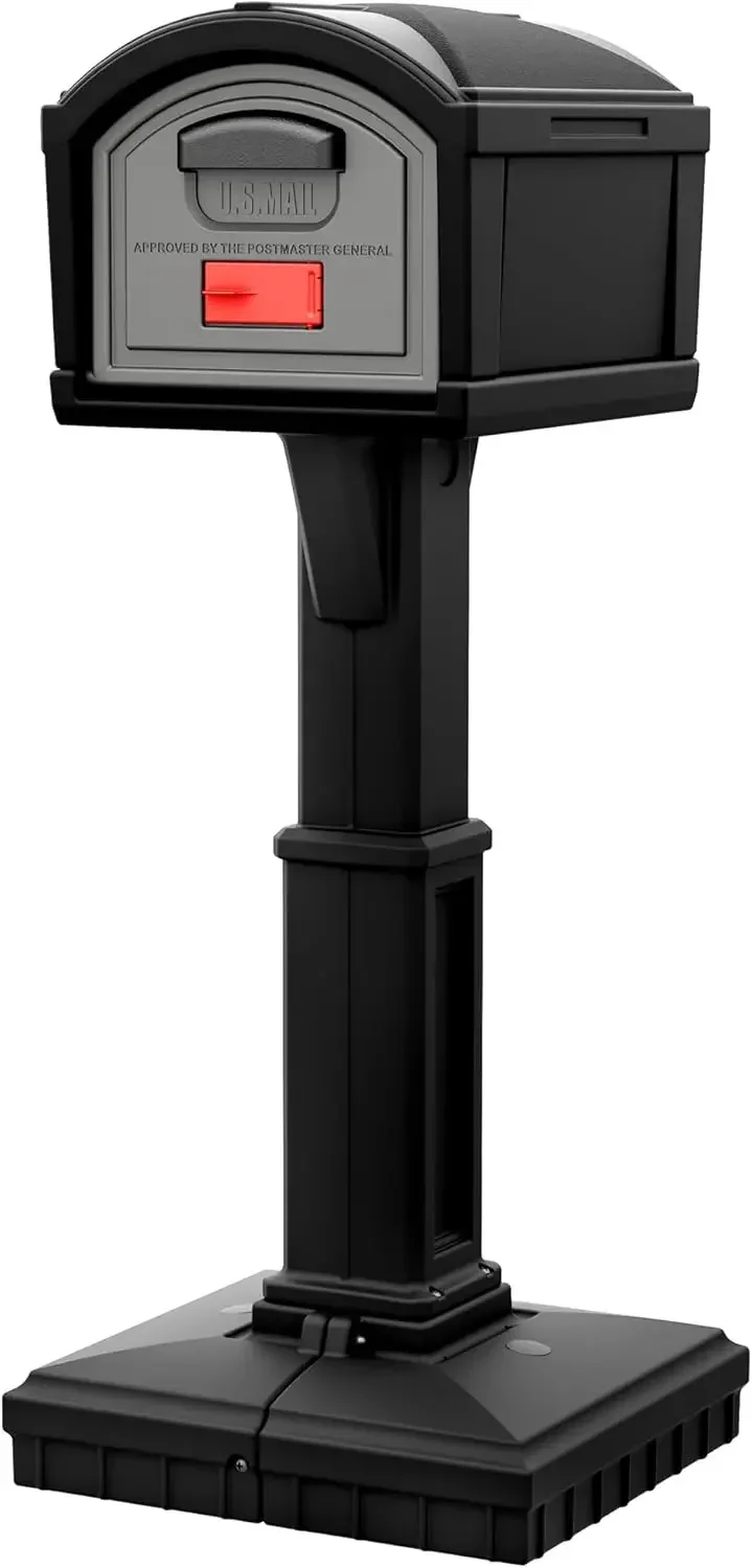 T4 Extra Large Capacity XL Dig-Free Mailbox with Durable Construction, Weather-Resistant Design, and Easy No-Dig Installation, F