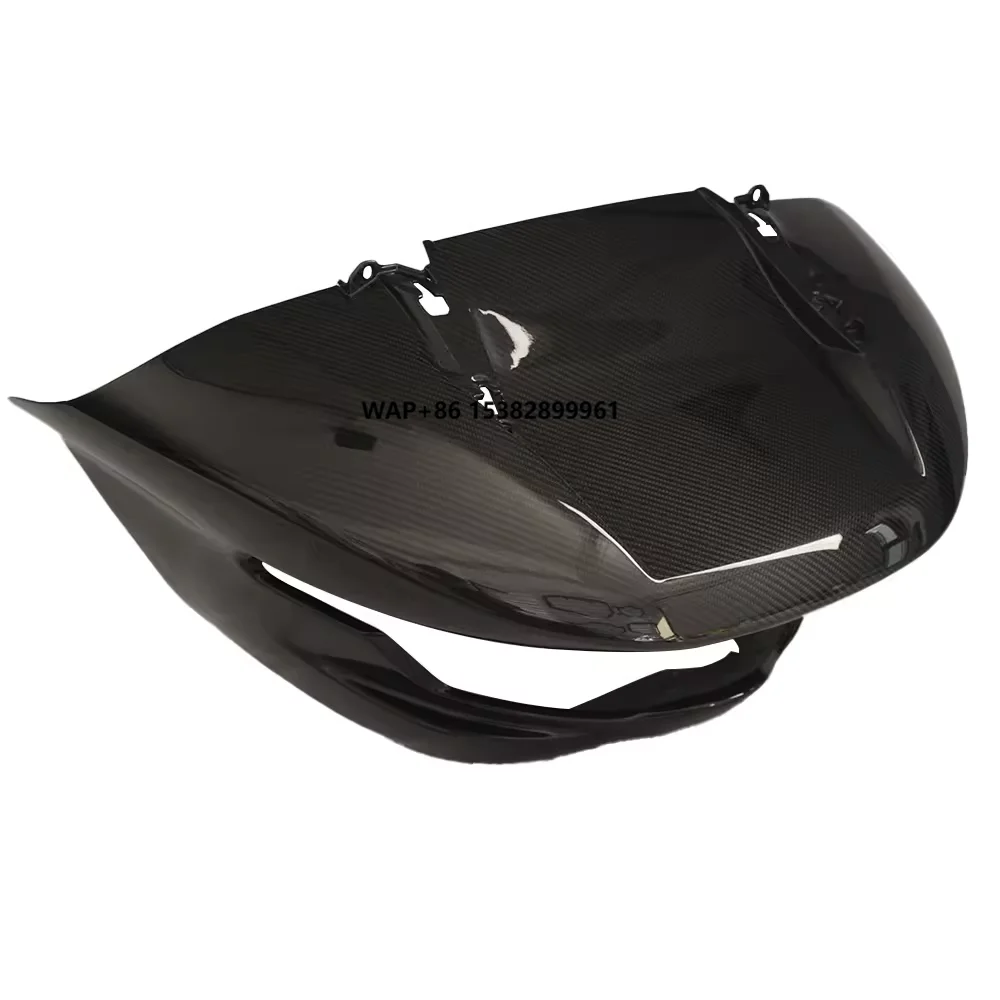 

2023-2025 for Harley Touring CVO Road Glide FLTRXSE Carbon Fiber 3K Twill Glossy Black Under Cowl Spoiler Motorcycle Fairing