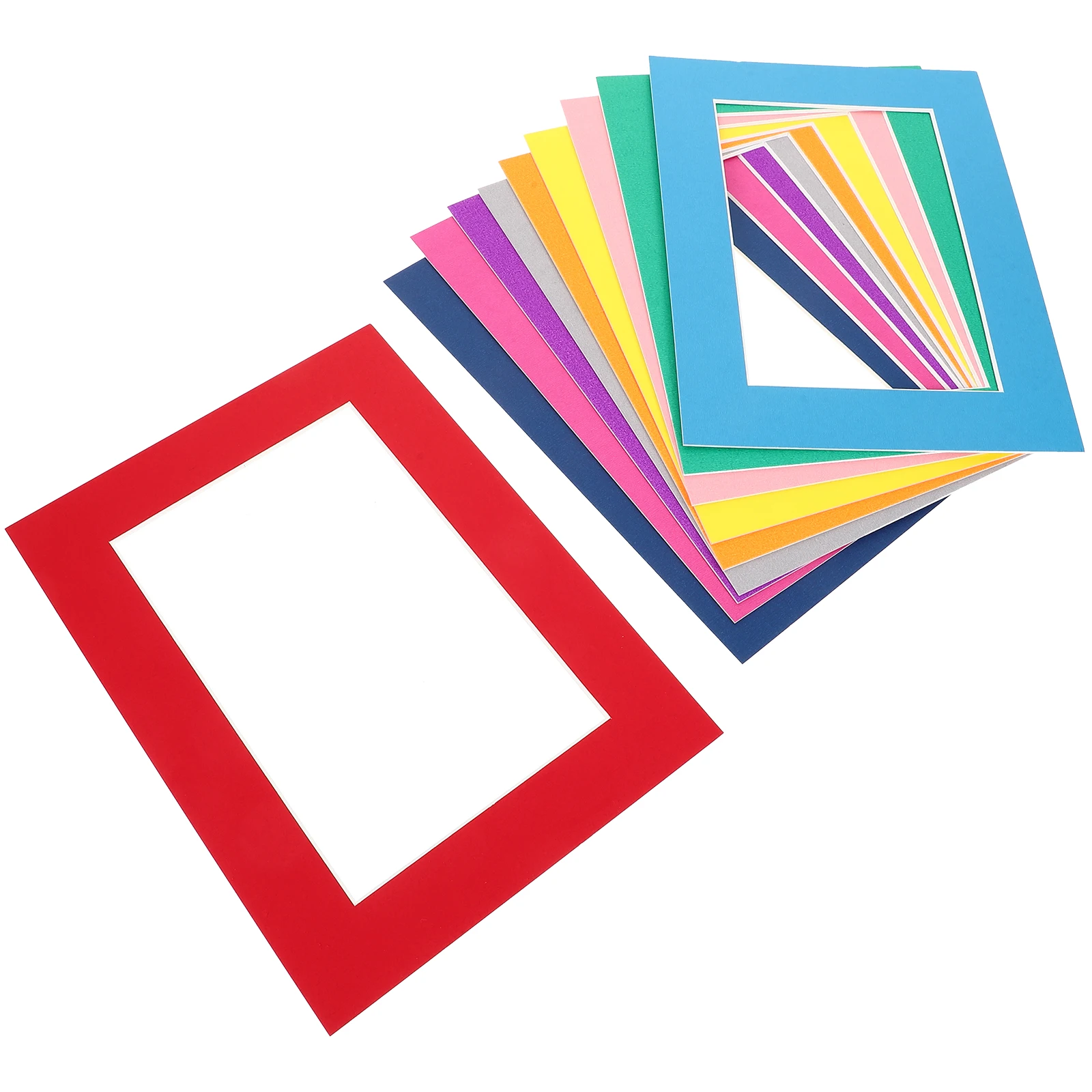 

30 Pcs Cardboard Photo Frame Decorative Paper 6 Inch Single Picture Frames Bulk Decorate Portrait Wall Home Accessories