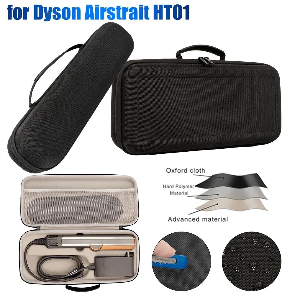 Caso EVA duro para Dyson, Sacos De Armazenamento, Portable Travel Carrying Box, Acessórios Alisador de Cabelo, HT01, Novo
