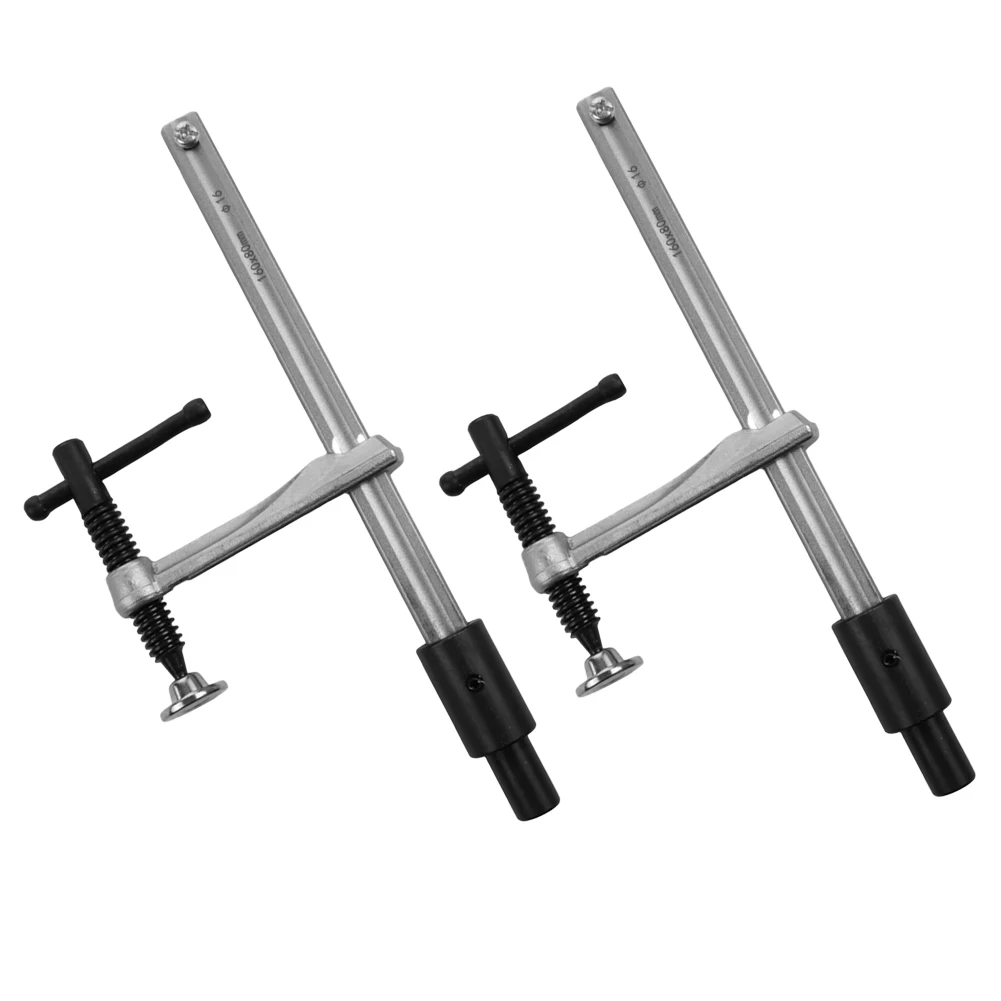 Abrazadera de sujeción para mesa con orificio de 16mm, Clip de escritorio fácil de usar para proyectos de carpintería, 2 uds.