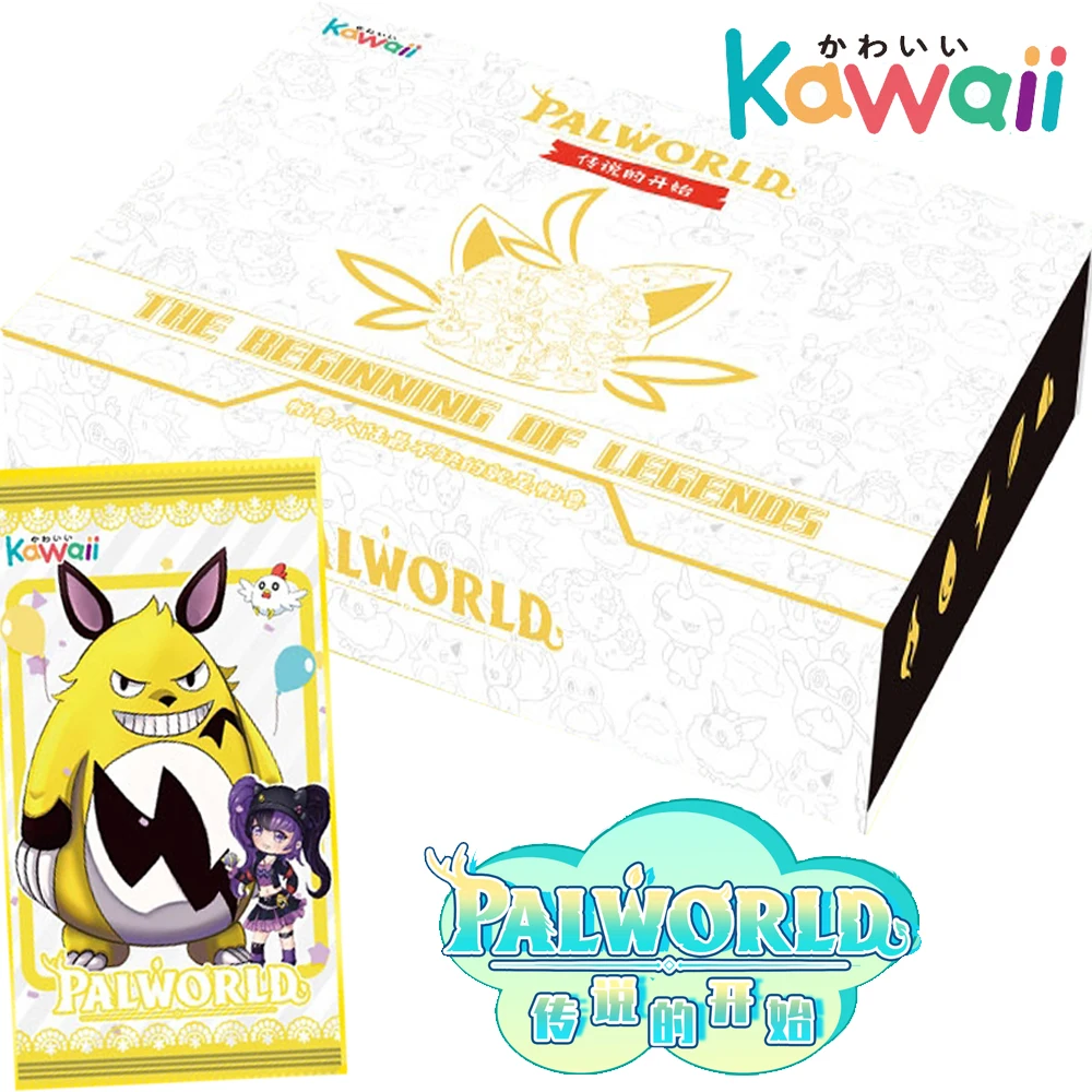 

Kawaii Original Palworld Collection Card for Boys Girls Open World Survival Production Game Group Photo Transparency Card Gifts