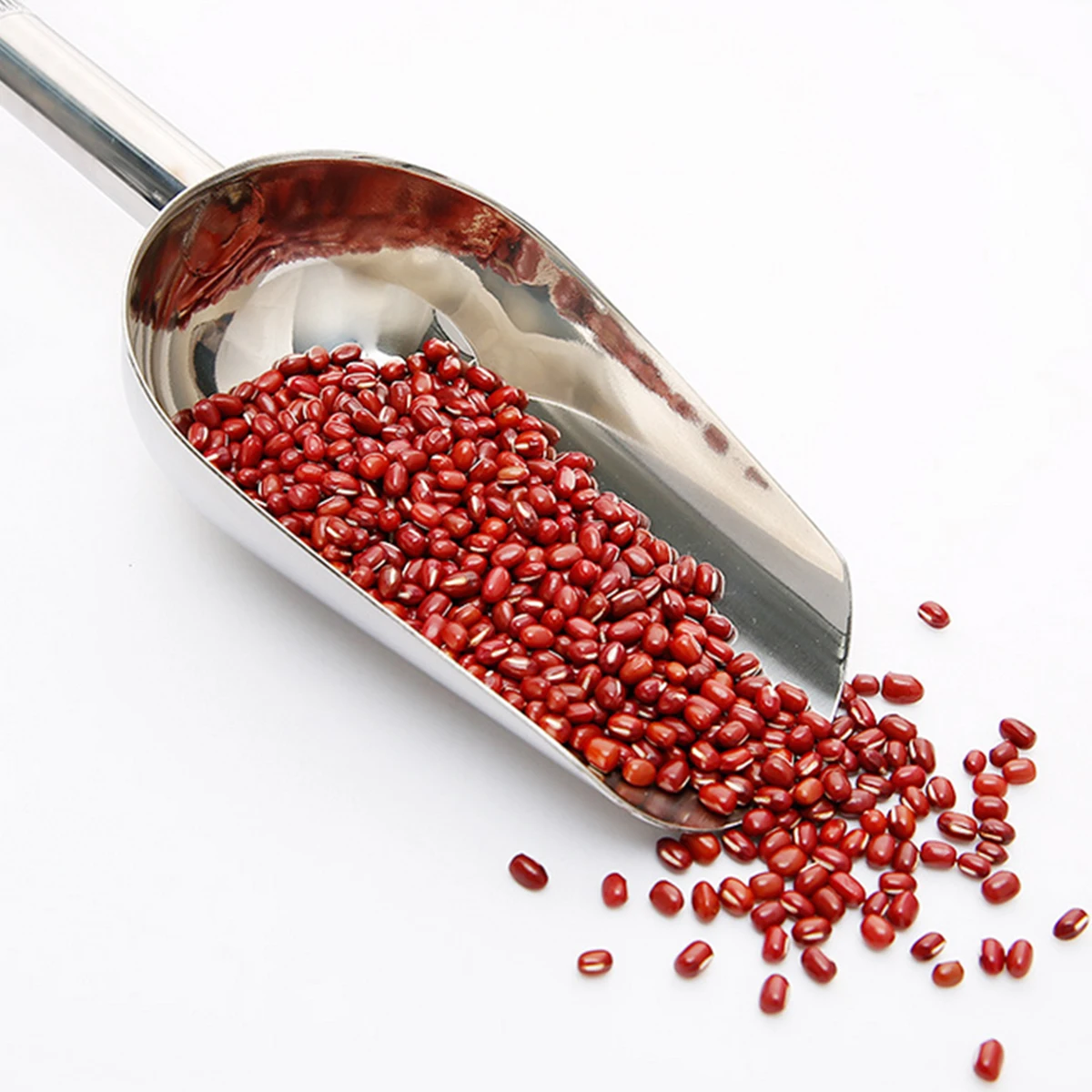 

2Pcs Stainless Steel Ice Scoop Set Rustproof Mirror Polish Buffet Candy Kitchen Bar Party Ice Tongs Food Tongs