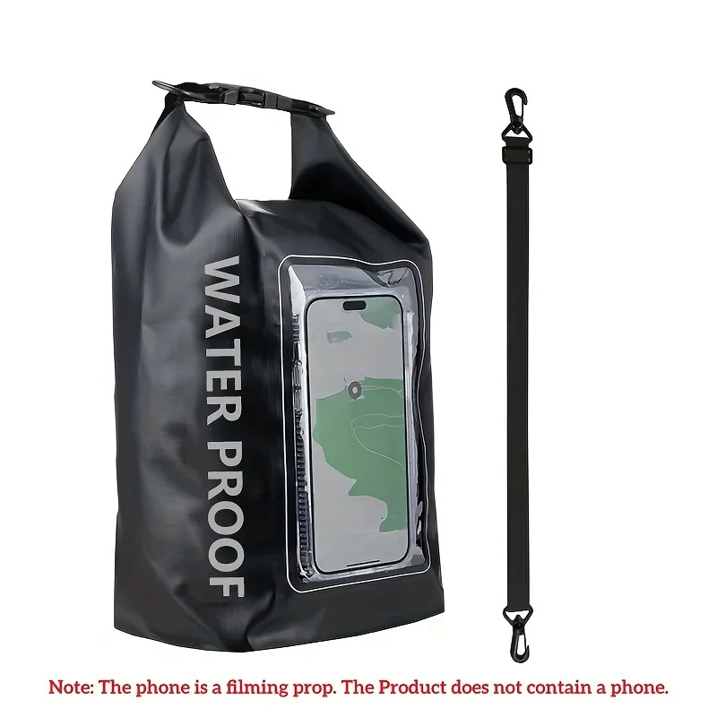 Waterproof PVC Dry Bag 5L 2L Swimming Diving Rafting Floating Shoulder Outdoor Beach Sport Kayaking Travel Crossbody Bag Surfing