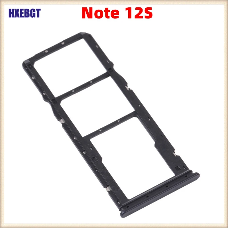 

Sim Card Tray For Xiaomi Redmi Note 12S Sim Memory Card Holder Sim Card Slot Holder Replacement Parts