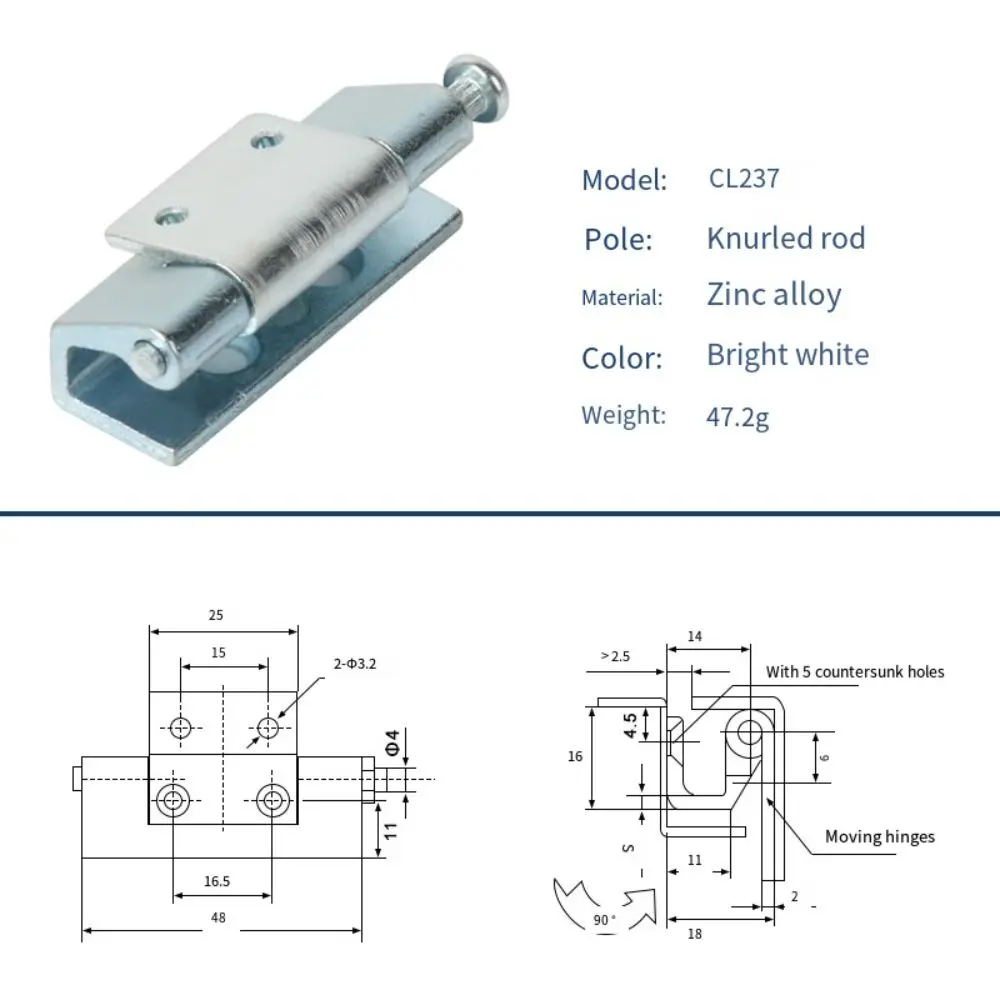 Iron Distribution Box Welding Hinge Plug Type Industrial Chassis Industrial Hinge Electrical Distribution Boxes CL237