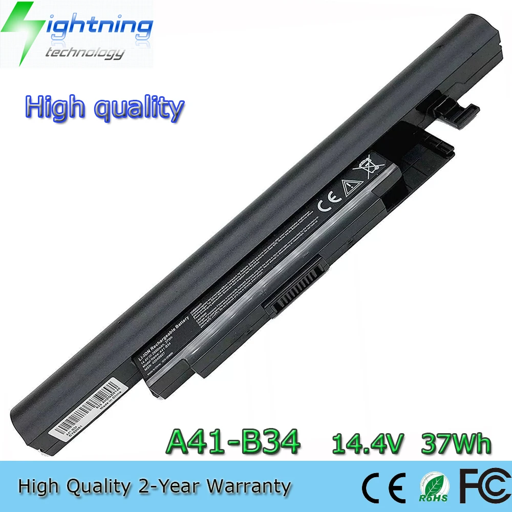 

Новый высококачественный A41-B34 14,4 V 37Wh Аккумулятор для ноутбука Haier S500 S510 S520 Medion Akoya E6237 E6241 P6643 S4211 S4213 S4216