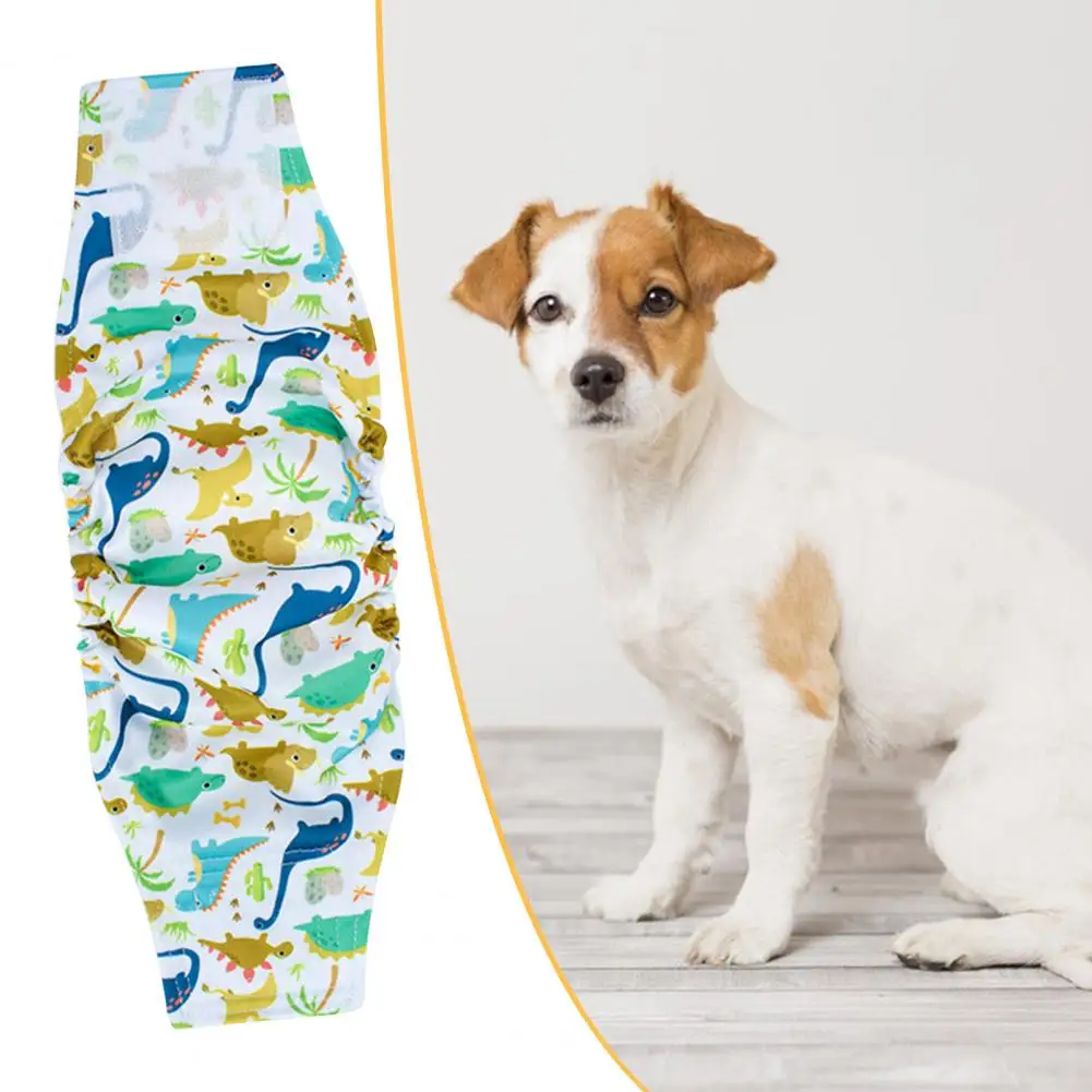 Pet Physiological Pants Dog Diapers Adjustable Leakproof Male Dog Belly Band Diapers High Absorbency Comfortable for Training