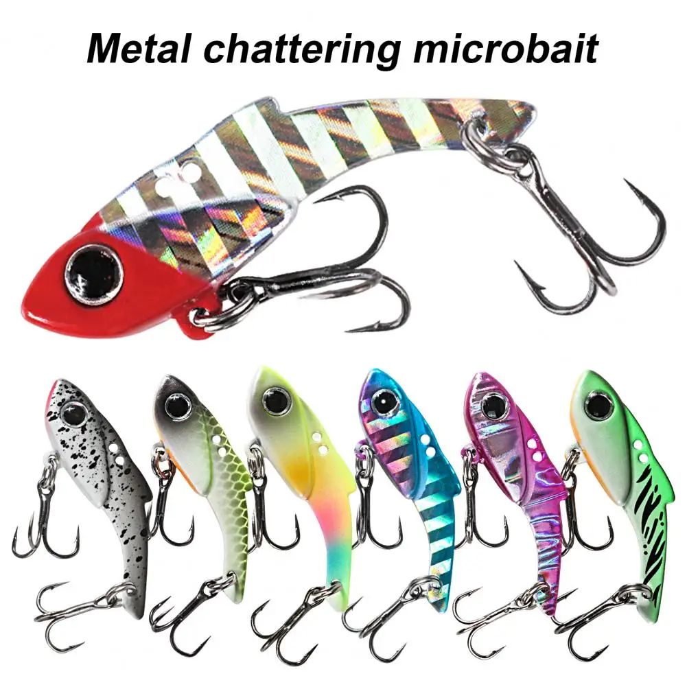 Solid Fake Lure Lightweight Fishing Lure Reflective Coating Hard VIB Fake Mandarin Fish Bite  Increase Fishes Rate