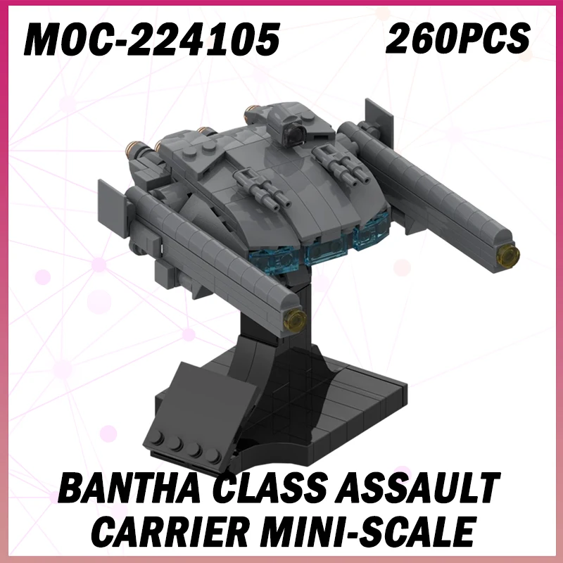 

260PCS MOC-224105 Bantha Class Assault Carrier Mini-Scale Building Block Model Brick Set Creative Desktop Decoration DIY Gifts