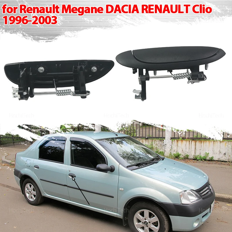 Maçaneta externa da porta do carro 7700426087 dianteira traseira para nissan platina renault clio mk2 megane dacia sandero logan lhd