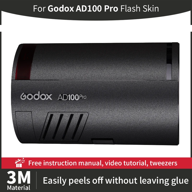 For Godox AD100 Pro Skin Godox AD100 Pro Flash Skin Anti-scratch Godox Flash Sticker protective film