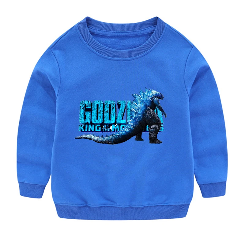 Godzillas Kinder-Sweatshirt Dünne Kleidung Baby Jungen Mädchen Langarm-Pullover Kleinkind-Sweater Frühling Herbst Hoodie Kleidung – Detail 4