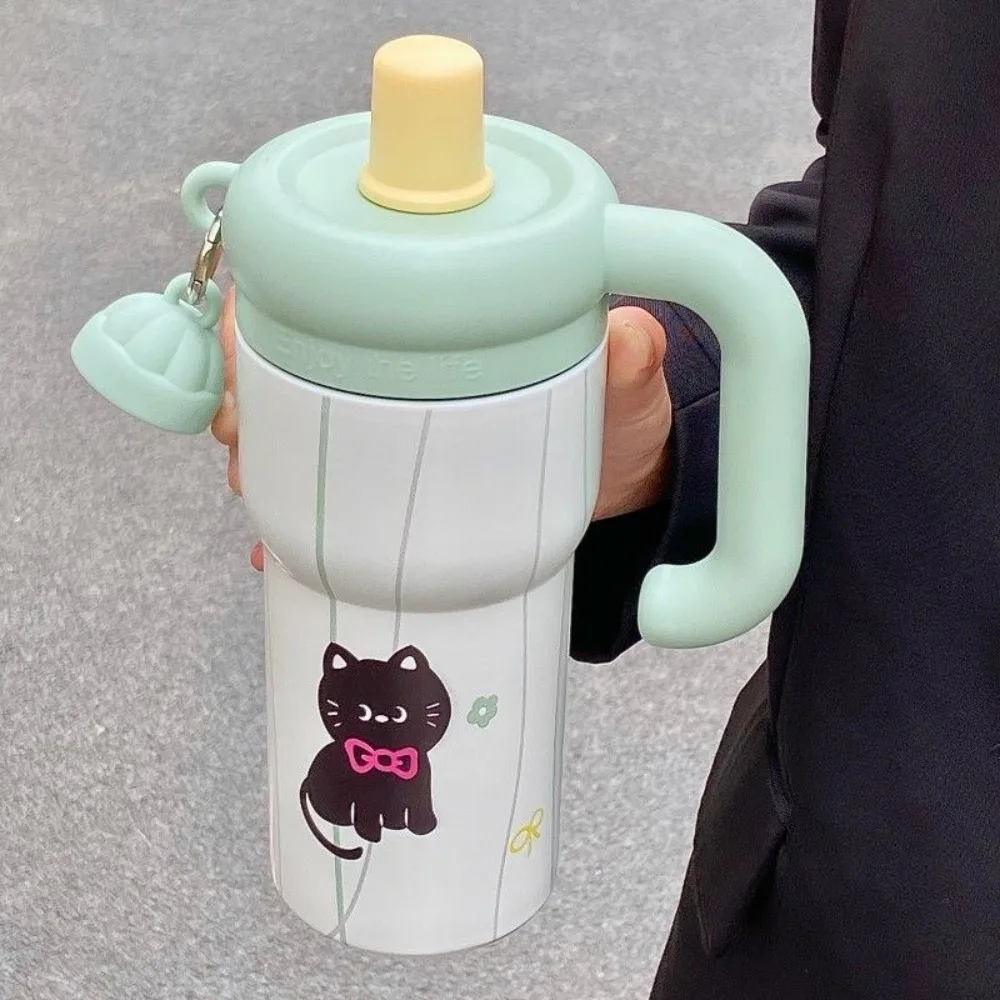 

Durable High Aesthetic Insulated Cup 316 Stainless Steel Large Capacity Iced Cup Cartoon Fashionable Thermal Cup Women's