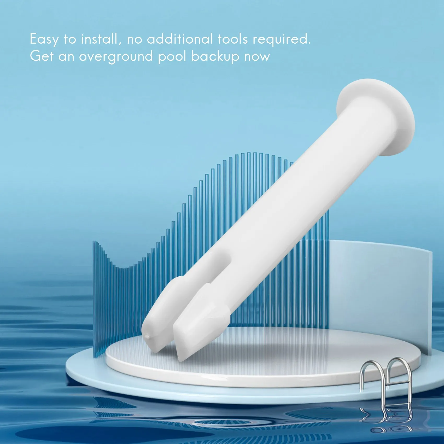 A18E-24Pcs دبابيس وصلة حمام السباحة ABS، 6 سم/2.36 بوصة مجموعة أغطية الأختام لقطع غيار حمام السباحة انتكس 28270-28273