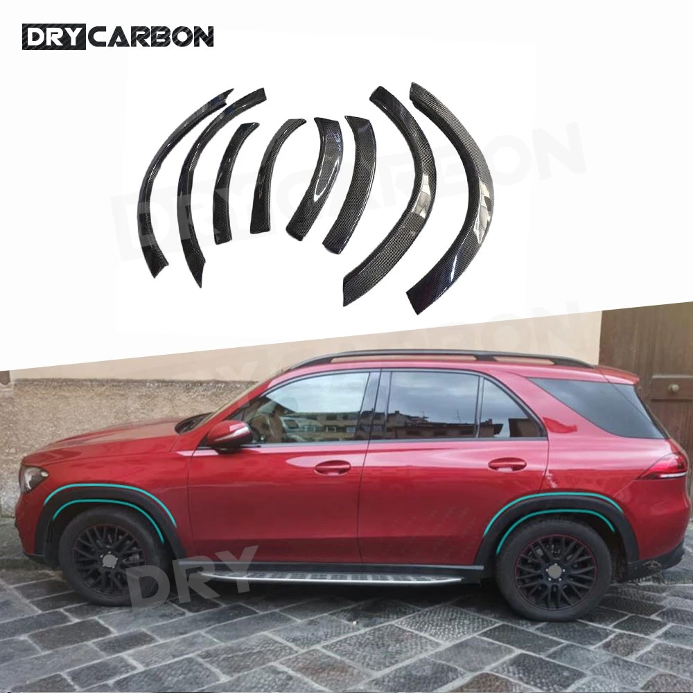 

Carbon Fiber Car Fender Flares Wide Body Wheel Eyebrow Side Wheel Trims Accessories for Benz GLE W167 GLE SUV Standard 2020+