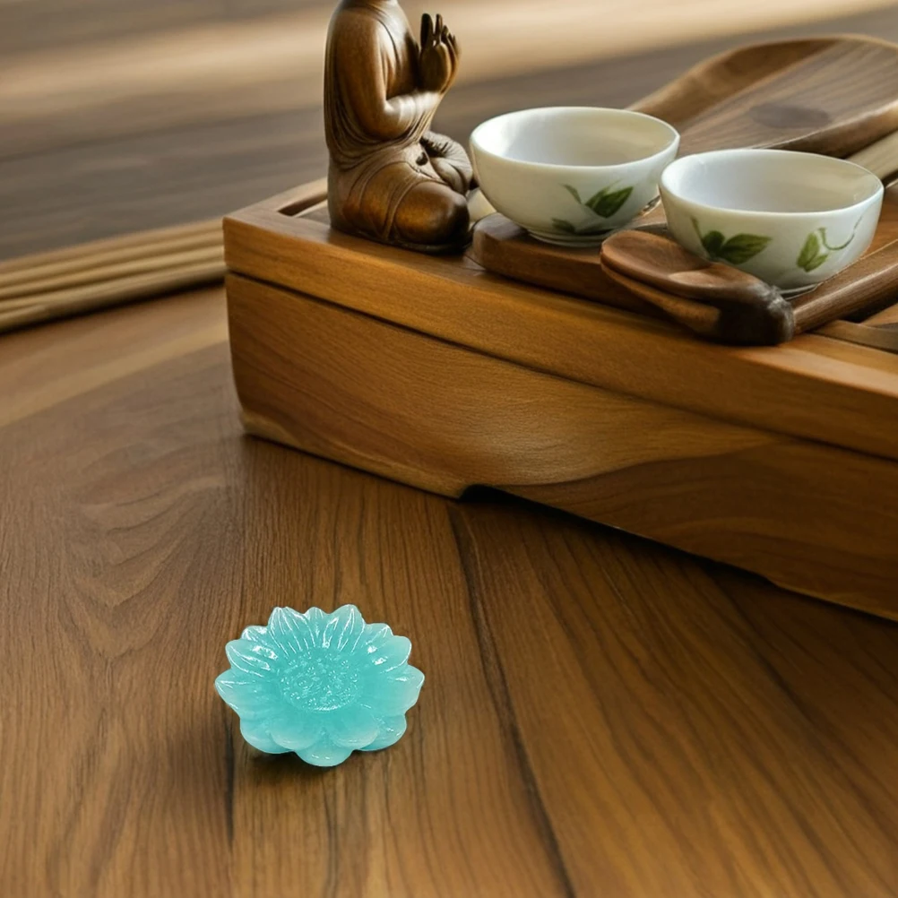 

10pcs Lotus Incense Holder Flower Bowl Diffuser Colorful Design Portable Lightweight Home Ash Catch Tray Burner Meditation Yoga