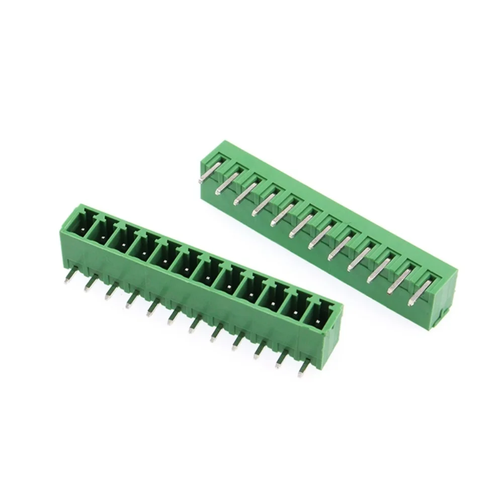 10PCS KF2EDG 3.81/15EDG 3.81MM Pitch 2-24Pin Screw Plug-in PCB Terminal Block Straight/Curved Pin/Terminal Pluggable Connector