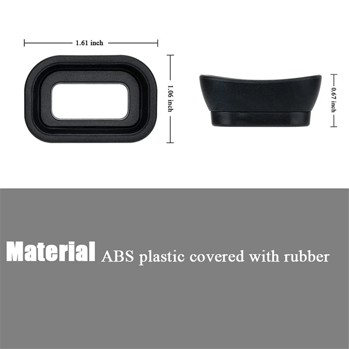 SMIEA FDA-EP17 Viewfinder Eyepiece Eyecup Eye Cup for Sony A6600 A6500 A6400 Digital Camera, Replace Eyepiece FDA-EP17 EP-17