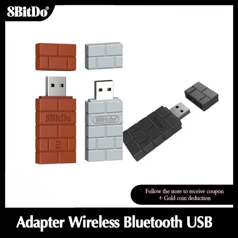 8Bitdo Adapter Wireless Bluetooth USB for Windows Mac RaspberryPi Switch Lite NS OLED Support Xbox JoyCon PS3 PS4 PS5 Controller