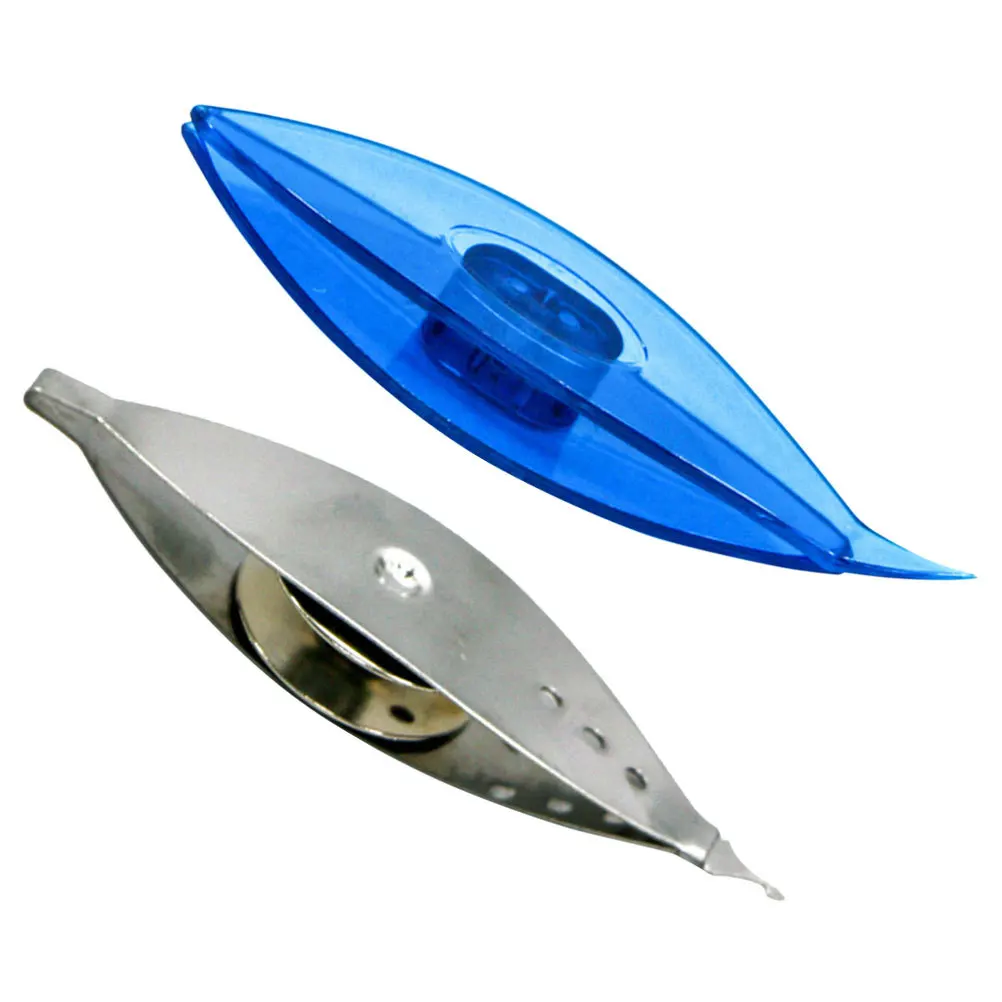 

2Pcs Tatting Shuttles Plastic Metal Knitting Tools DIY Weaving Shuttles for Sweaters Hats Scarves Gloves Knitting Accessories