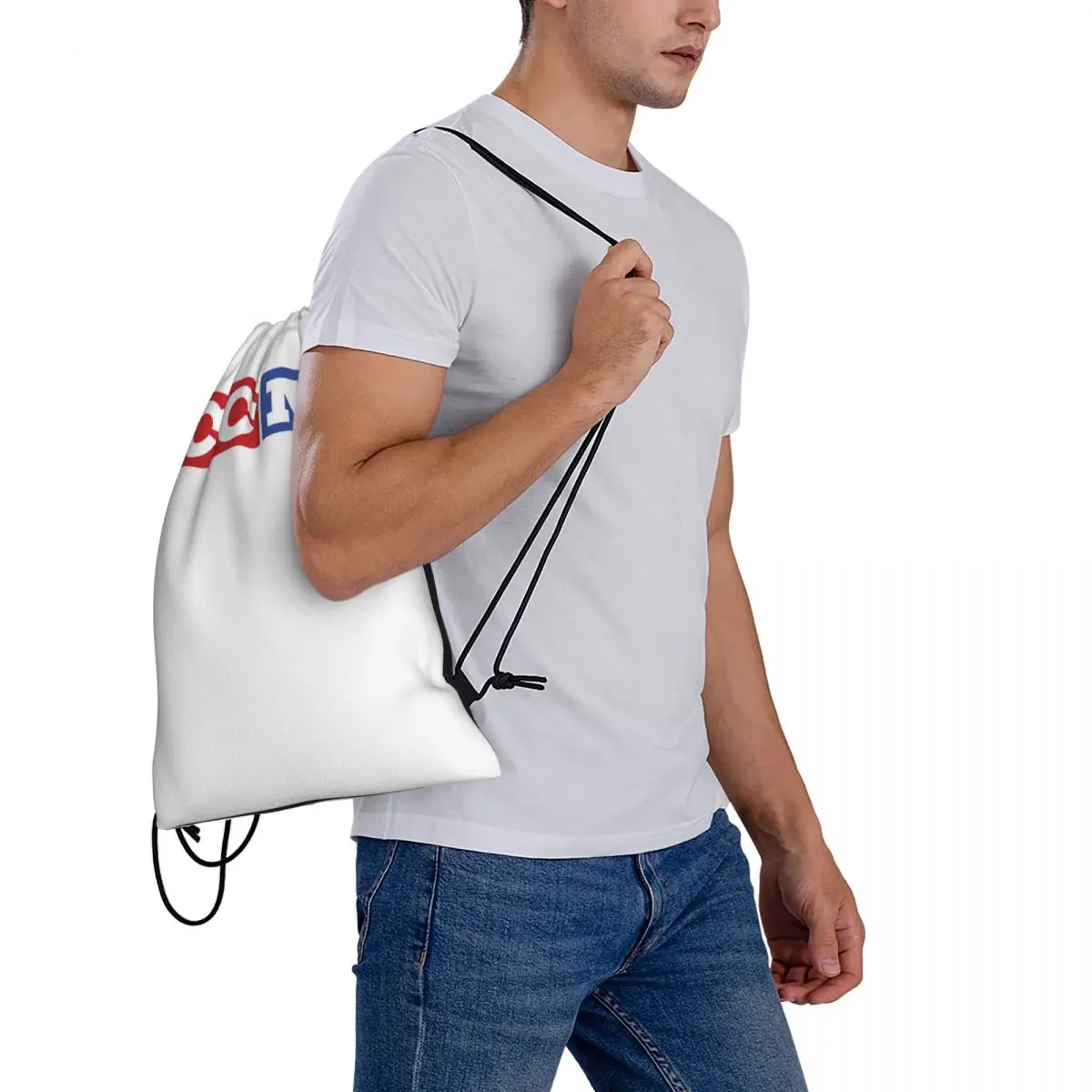 Bestseller ccm Logo Waren personal isierte Kordel zug Rucksäcke geeignet Herren Schule Camping Zwecke