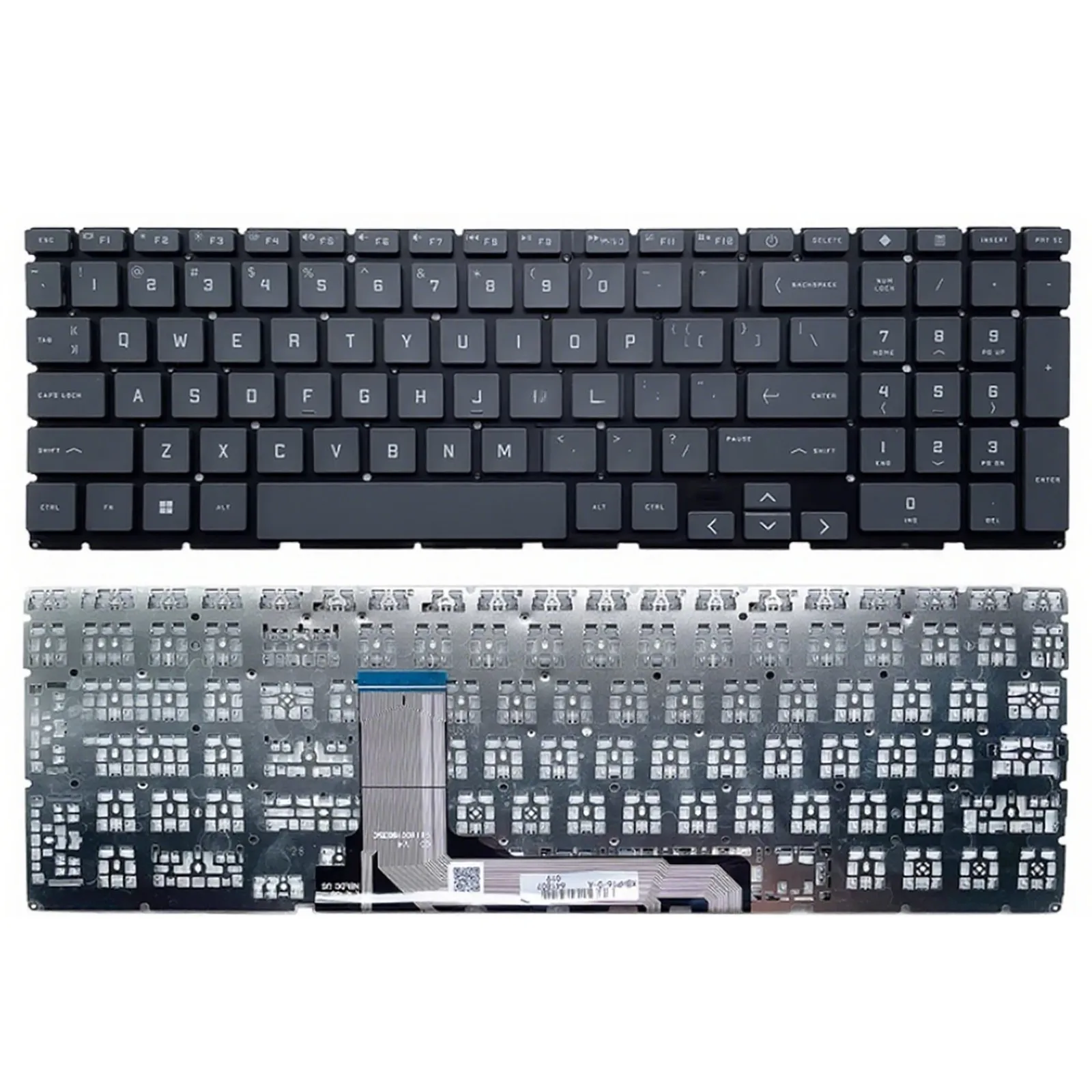 تخطيط الولايات المتحدة ل HP Victus 7/8/9 16-D 16-E 16T-D 16-R 16-S 15-FA FB TPN-Q263 Q264 Q278 C169 C170 TPN- Q264 Q279 لوحة مفاتيح الكمبيوتر المحمول