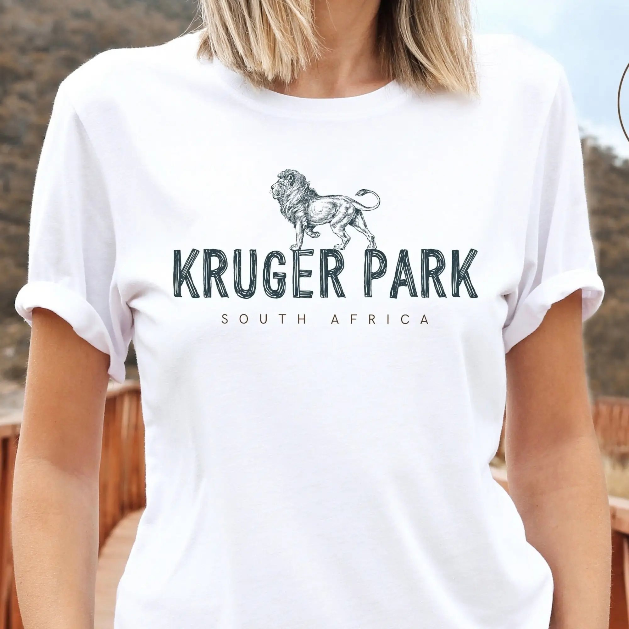 Kruger Park Shirt, South Africa Safari Clothes, Lion Kruger National Park Soft and Comfortable T-shirt, Unisex