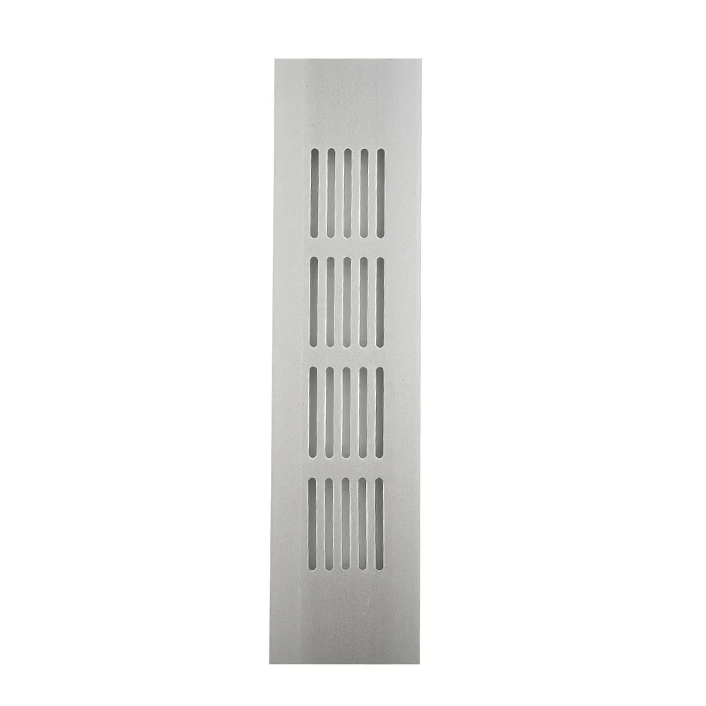 Air Vent Ventilation Grille Grille Cover Multi-size Rectangular Replacement Silver Spare Parts Wardrobes 1pcs 1x