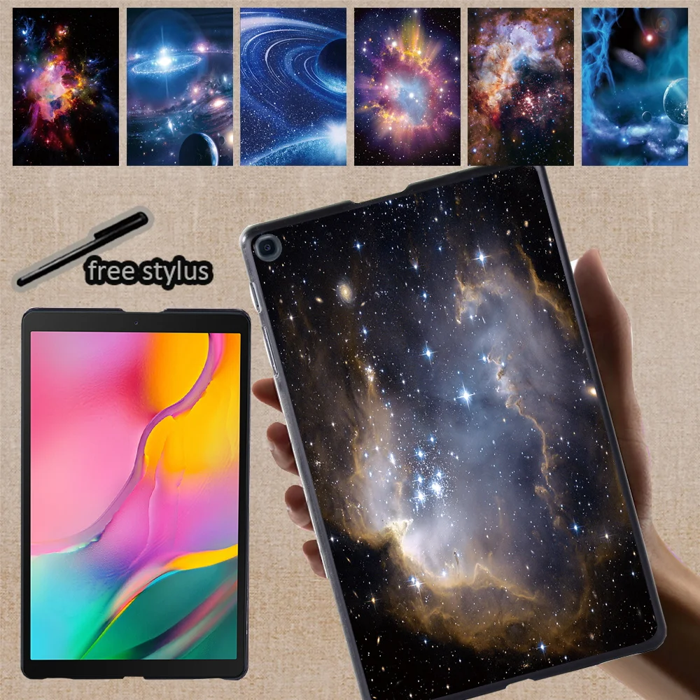 

Tablet Case for Samsung Galaxy Tab A7 Lite 8.7/Tab A7 10.4/Tab A 8.0/A 10.5/A 10.1/A 9.7/A A6 10.1 Space Print Back Shell Cover