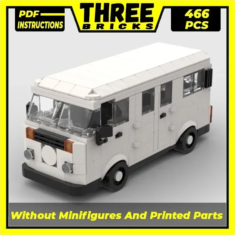 

Модель городского транспортного средства Moc, строительные кирпичи, городской Minibus T2 1997, технологические модульные блоки, подарки, рождественские игрушки, наборы «сделай сам», сборка