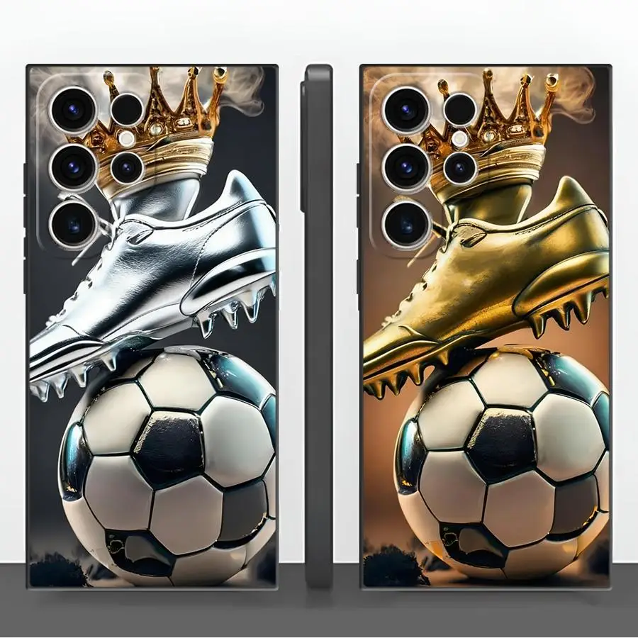 Funda para Teléfono Samsung Galaxy S26 S21 FE S10 S9 S23 S20 Note 20 Ultra 8 9 10 S24 Plus S25 Ultra Football Wins