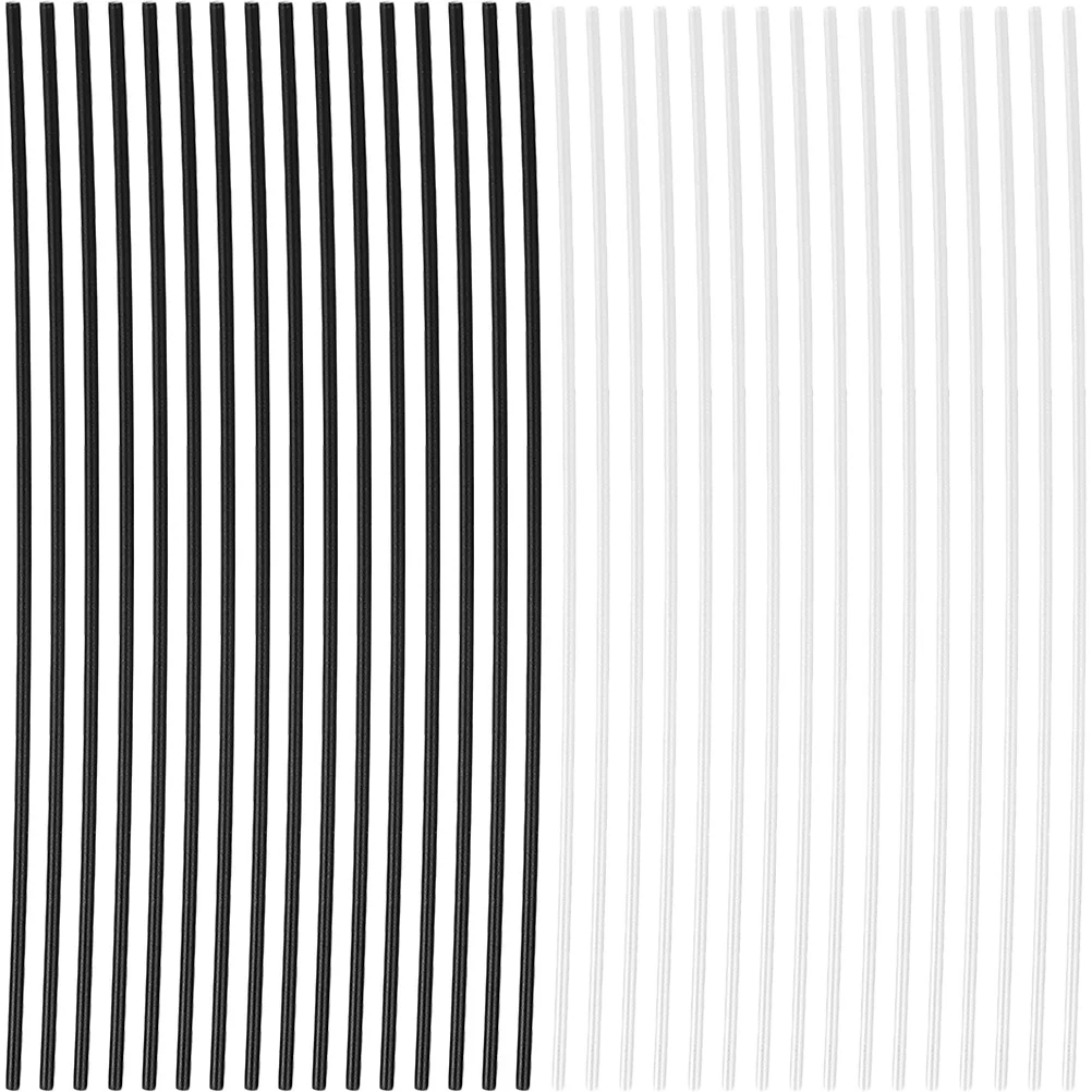 

60 Pcs Guitar Fretboard Sidetone Inlay Stickers Neck Inlays Sound Column Abs Fingerboard