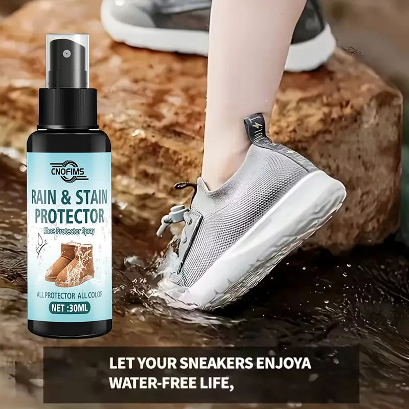 Waterproof Spray for Shoes, Water Repellent Coating for Leather, Canvas and Suede, Protects from Rain and Mud