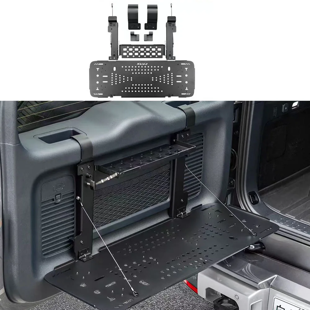 Fit For BYD Formula Leopard 5 2024 2025 Tailgate Storage Rack Trunk Expansion Storage Rack Aluminum Alloy Folding Table Board