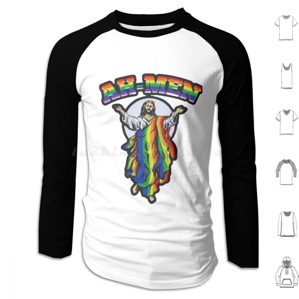 

Ah-Men Funny Pride Hoodies Long Sleeve Pride Month Pride Month Funny Prime Month 2021 Pride Love Is Love
