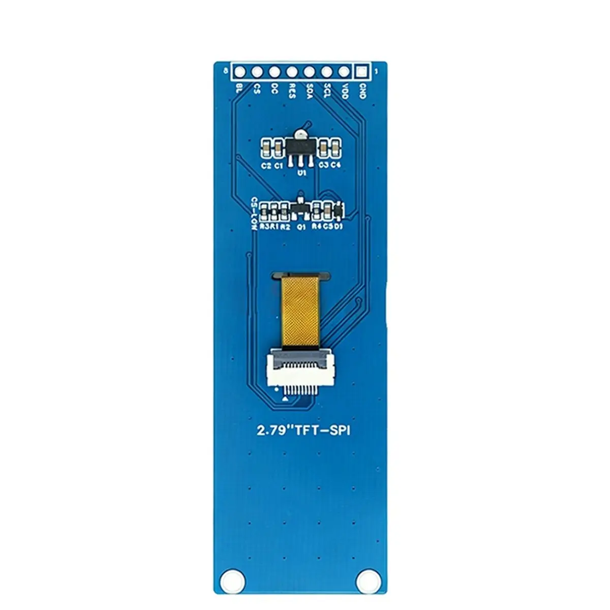 ●2.79-Inch TFT LCD Display NV3007, 142x428 Resolution, 8-Pin SPI Color Screen Display Module