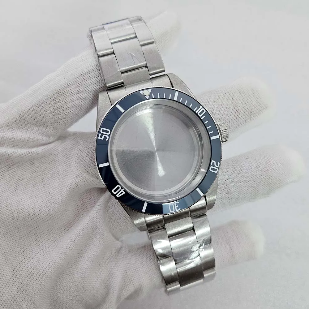 อุปกรณ์เสริมนาฬิกาสแตนเลส 39 มม.ผู้หญิง 316 สแตนเลสสตีลกระจกแร่เหมาะสําหรับ nh35/36 การเคลื่อนไหว