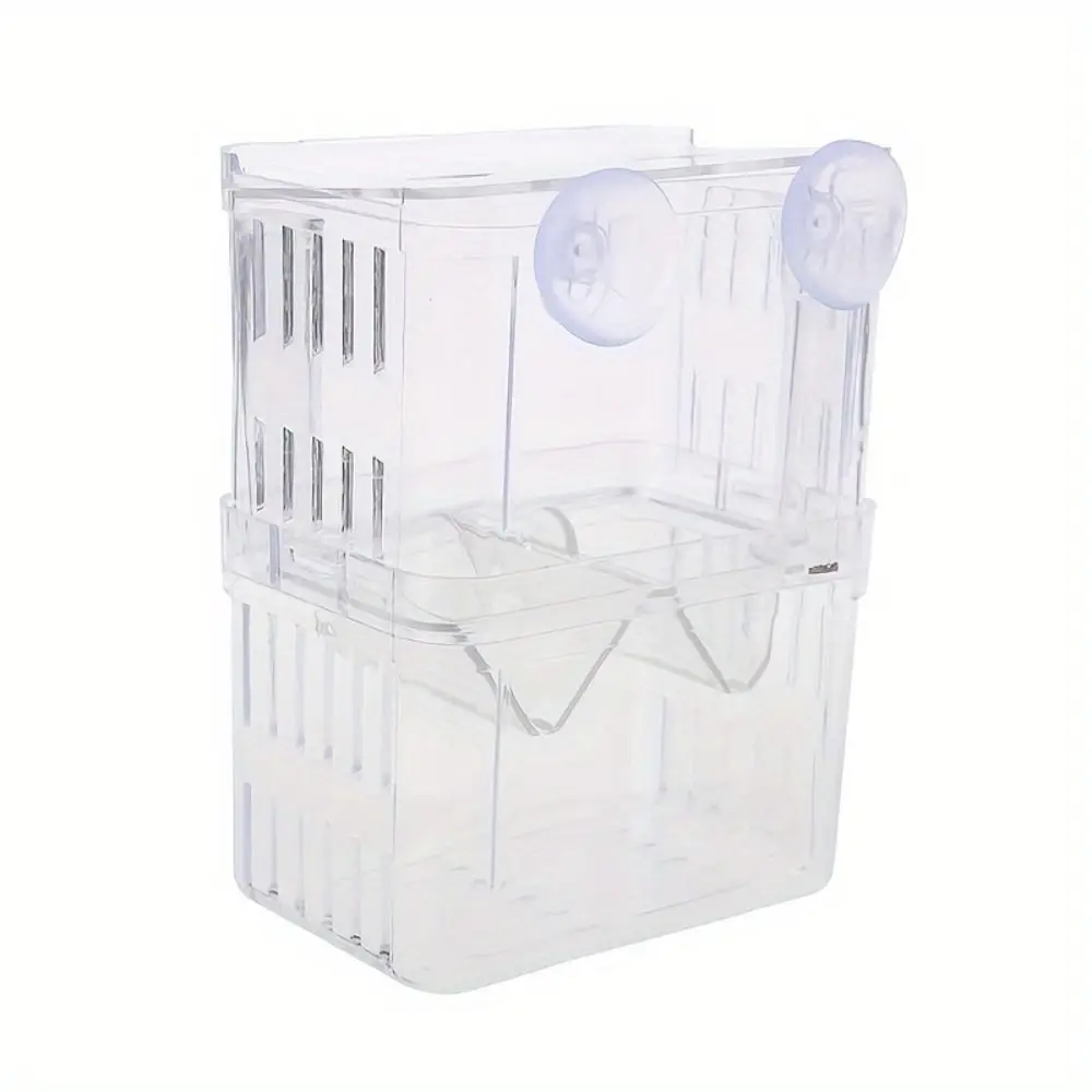 

Multi Size Aquarium Breeder Box Durable Acrylic Baby Fish Hatching Incubator Box Portable Safe Fish Breeding Isolation Box