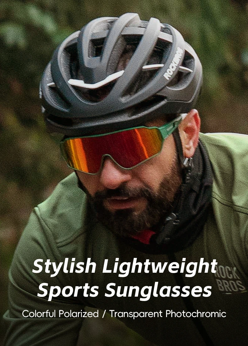 ROCKBROS Radfahren Gläser Männer Frauen MTB Straße Outdoor Sport Wandern Brillen Polarisierte Fahrrad Sonnenbrille Myopie Rahmen Fahrrad Brille – Detail 1