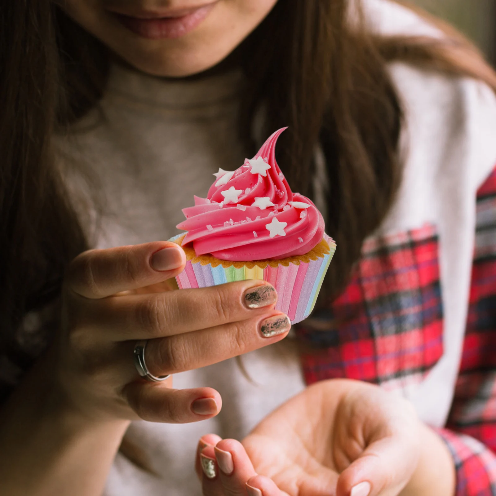 

500Pcs Decorative Cupcake Liners Muffin Paper Cups Baking Cups Sweet Cupcake Holders Cake Cups