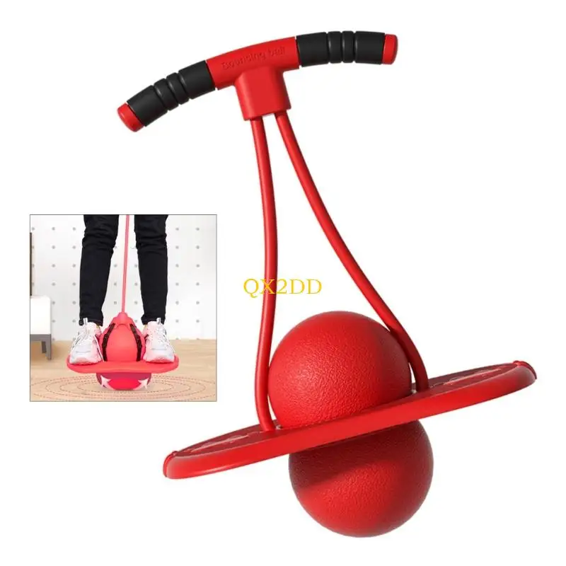 QX2D Glowing Balance Training Ball Strength And Creativity Hoppers Ball for Kids Safe Bounce Ball Body Skill Exercise Toy