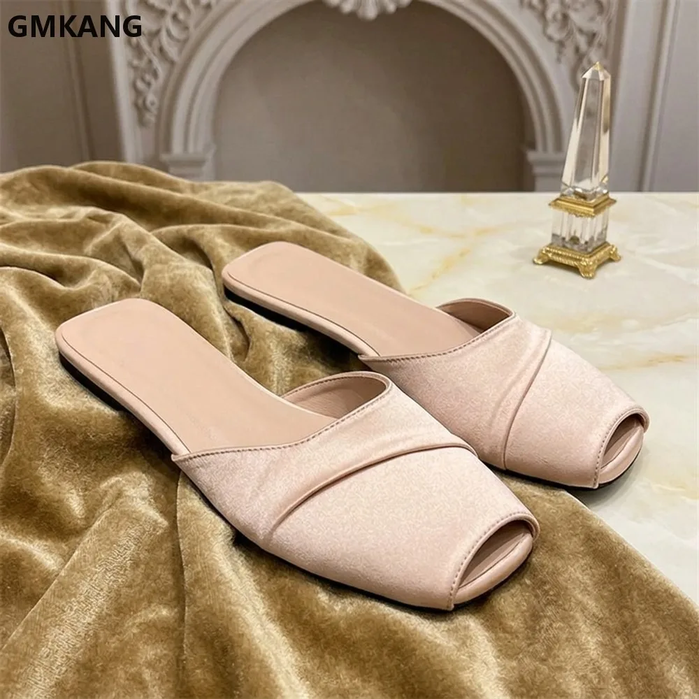 GMKANG Women Satin Square Toe - Slip Dress Satin recension och pris