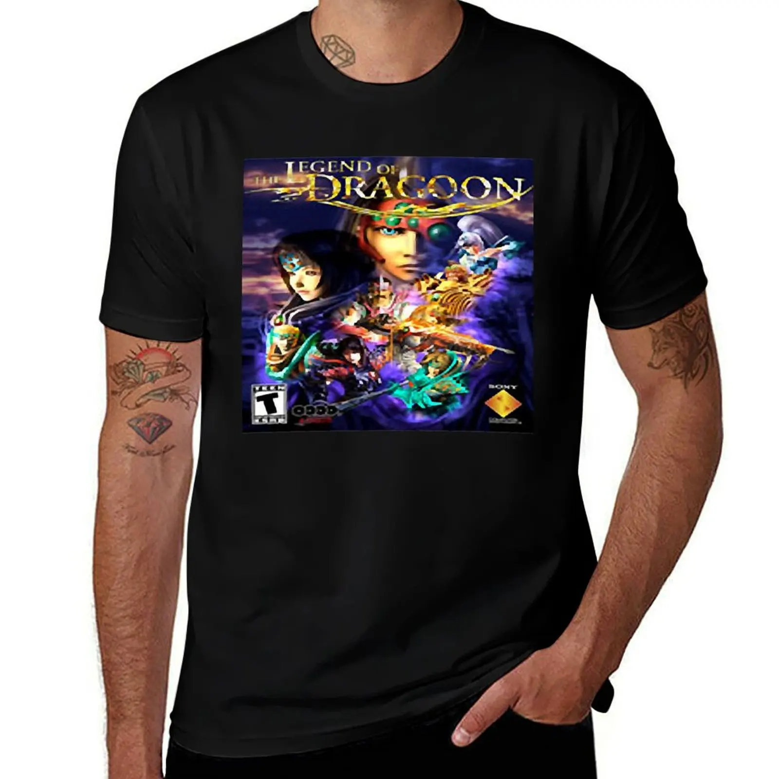 

Legend Of Dragoon psx T-Shirt man t shirt graphic printed t shirts for man t shirt man cotton T-Shirt