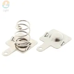 10pair Replacement Metal Batteries Spring Contact Plate For AA AAA Batteries New
