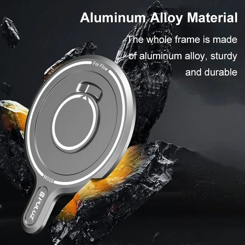 Magnetic Adapter For Insta360 Flow 360° Rotation Gimbal Magnetic Attraction for magsafe Cellphone Action Camera Accessorie