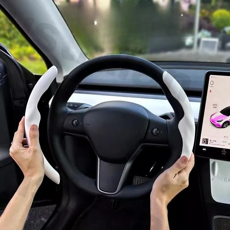 Suitable for Tesla model3/Y universal in all seasons, anti-skid and sweat-absorbing ultra-thin liquid feel cassette grips
