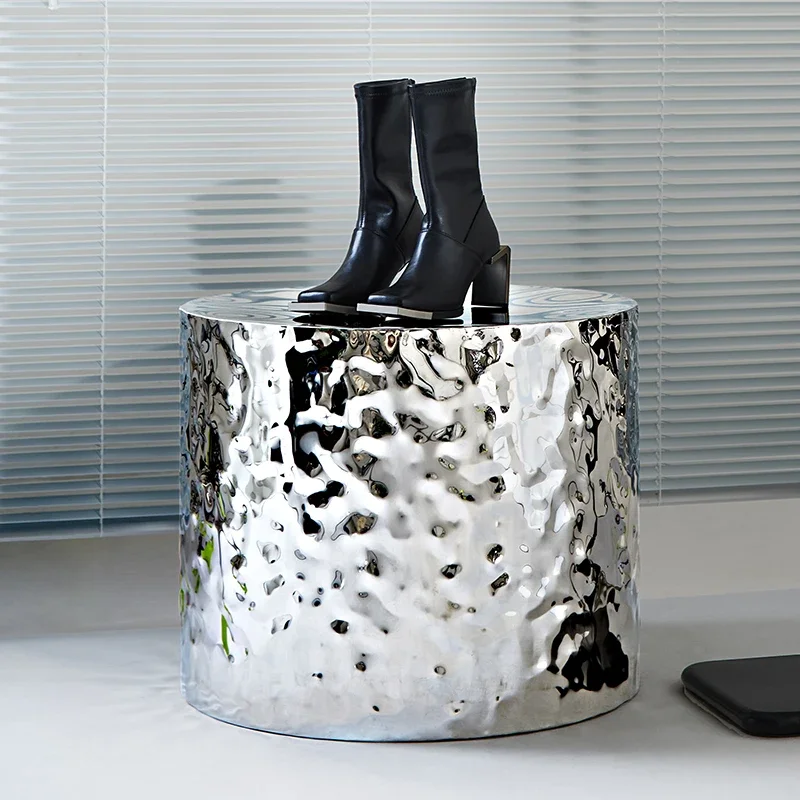 8K مرآة تموج الماء ثلاثي الأبعاد الفولاذ المقاوم للصدأ زخرفة الزخرفية عرض تشونغداو طاولة المياه نموذج الملابس العرض